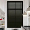 Barely Black Metal Venetian Blinds