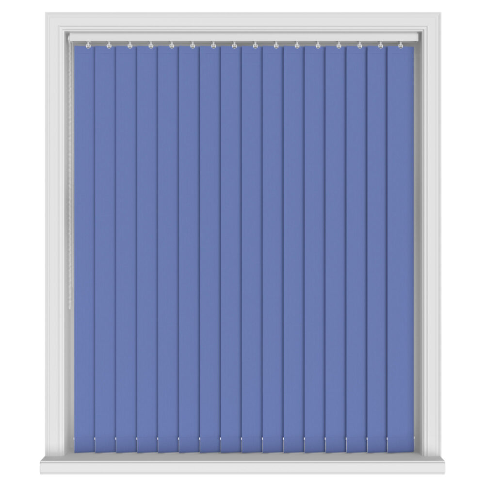 Aqualush Sky Blue Blackout Vertical Blinds