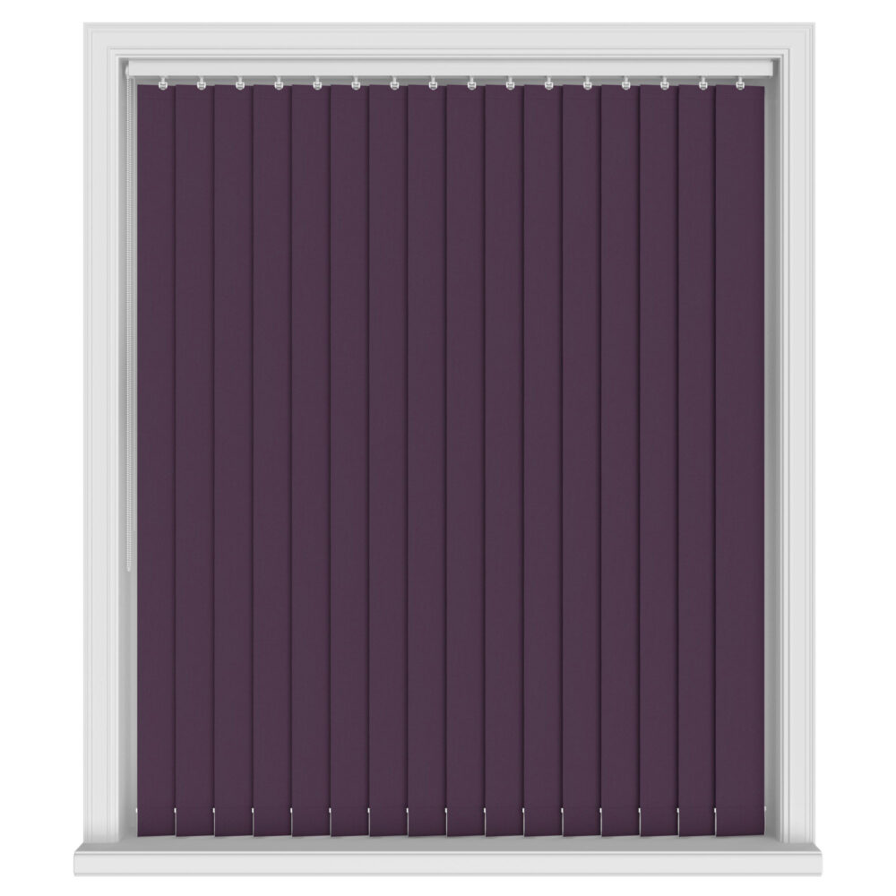 Aqualush Wine Blackout Vertical Blinds
