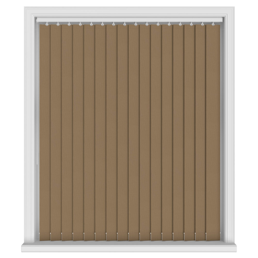 Cairo Chocolate Blackout Vertical Blinds