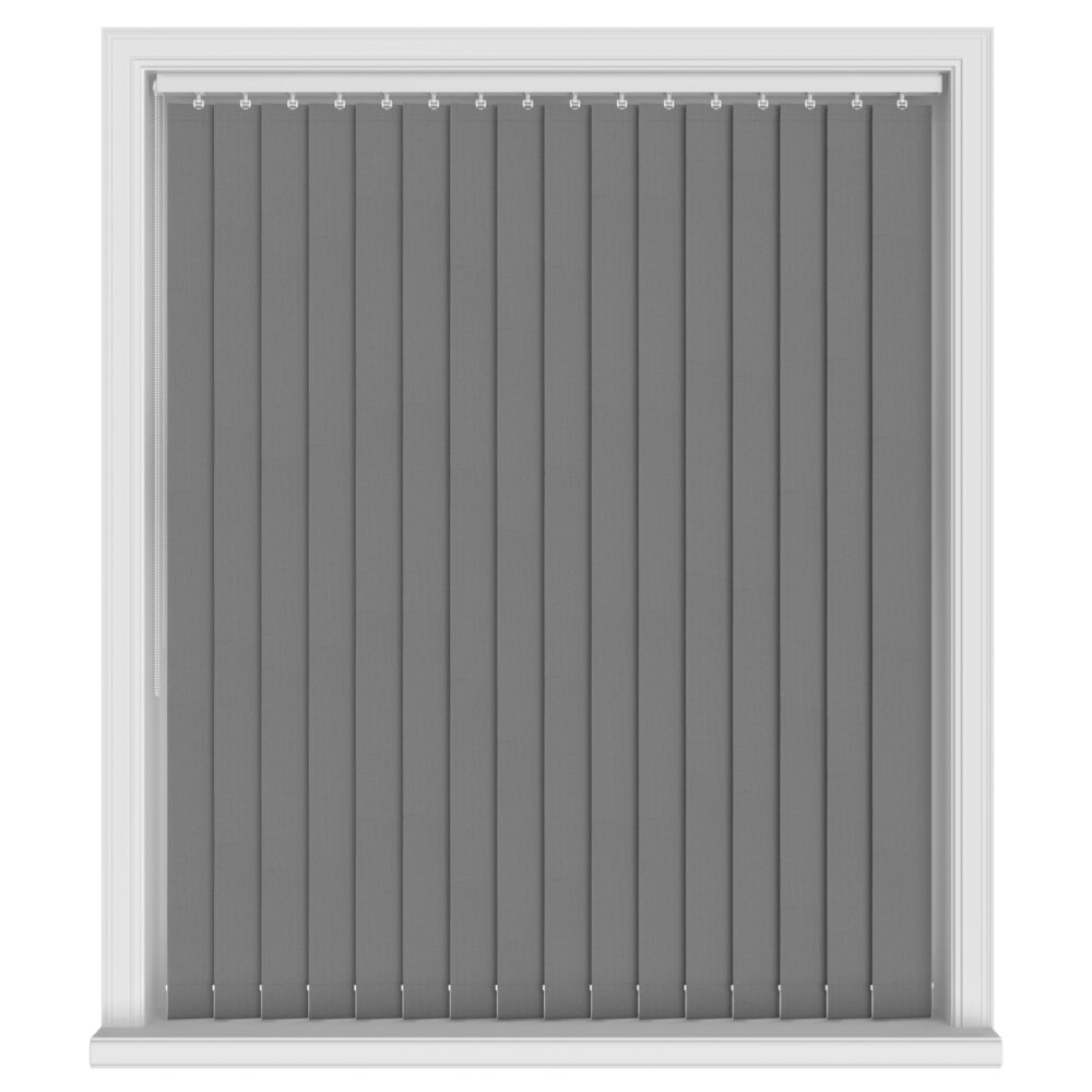 Cairo Grey Blackout Vertical Blinds