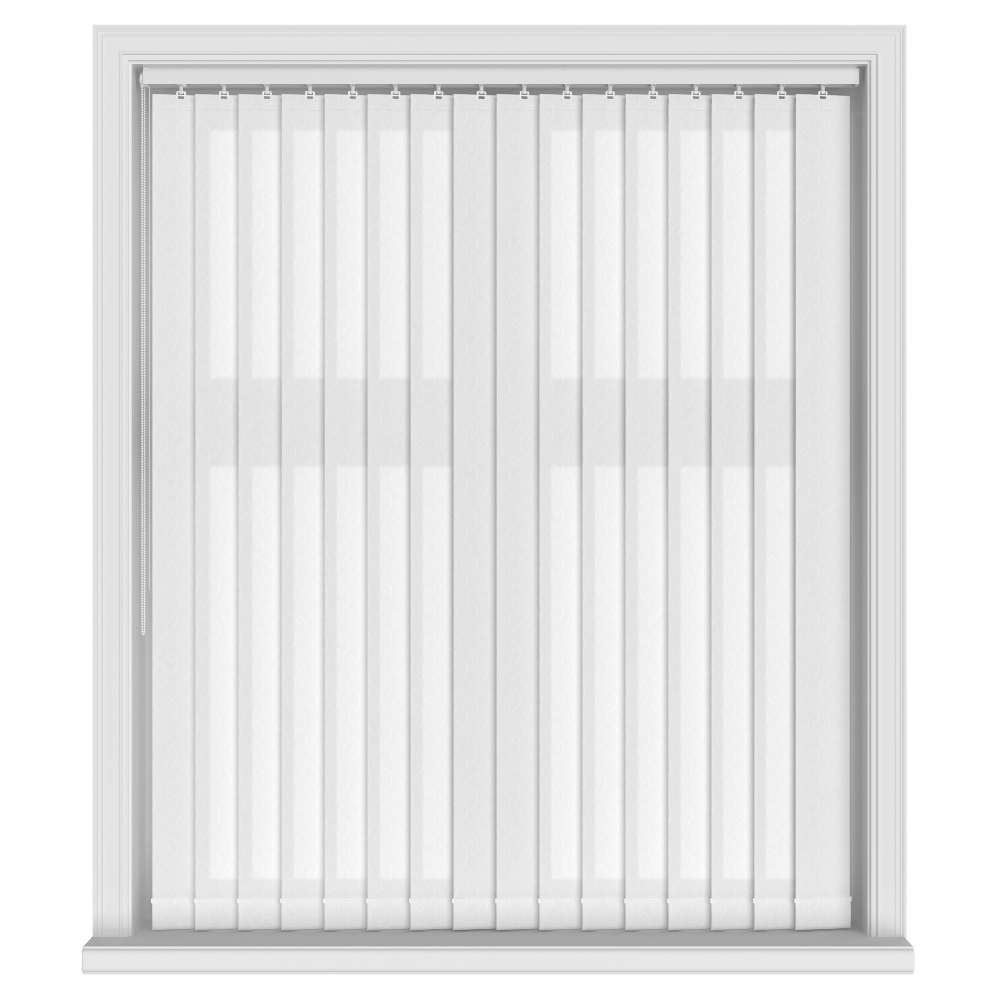 Cameo White Vertical Blinds