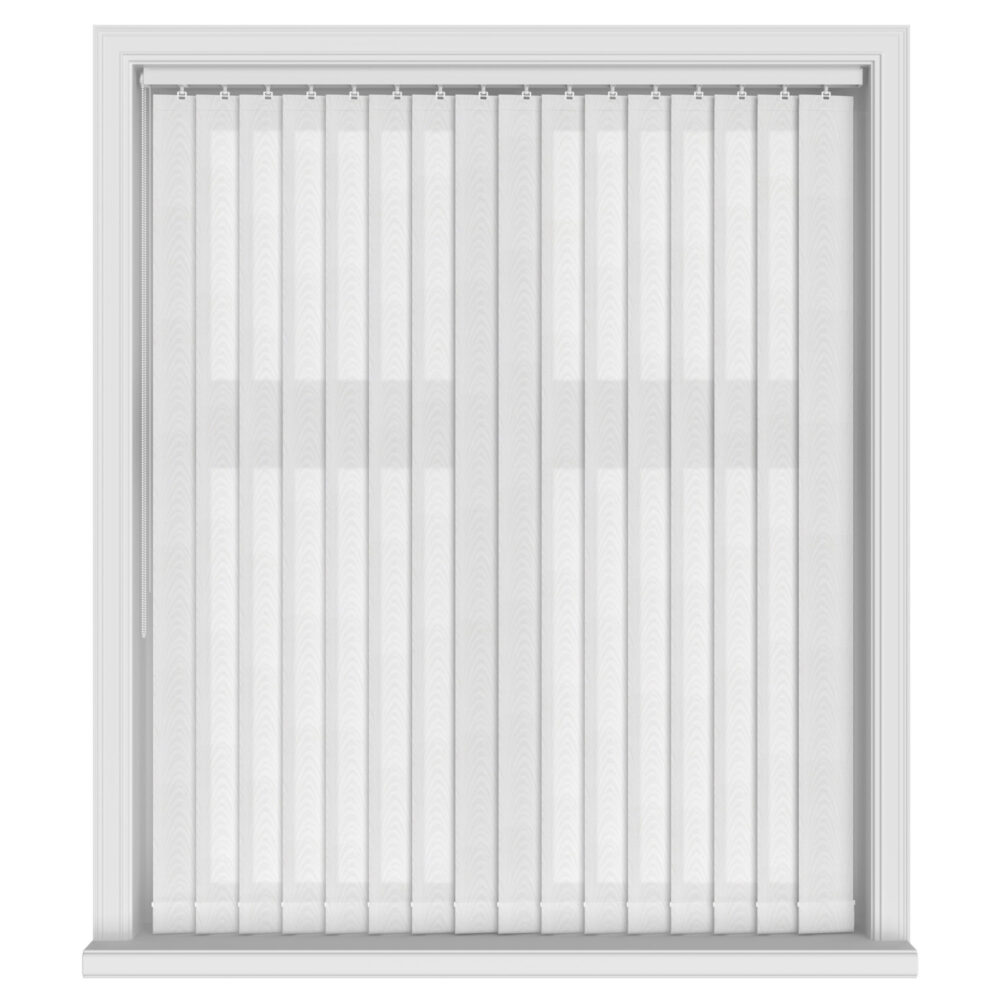 Carlo White Vertical Blinds