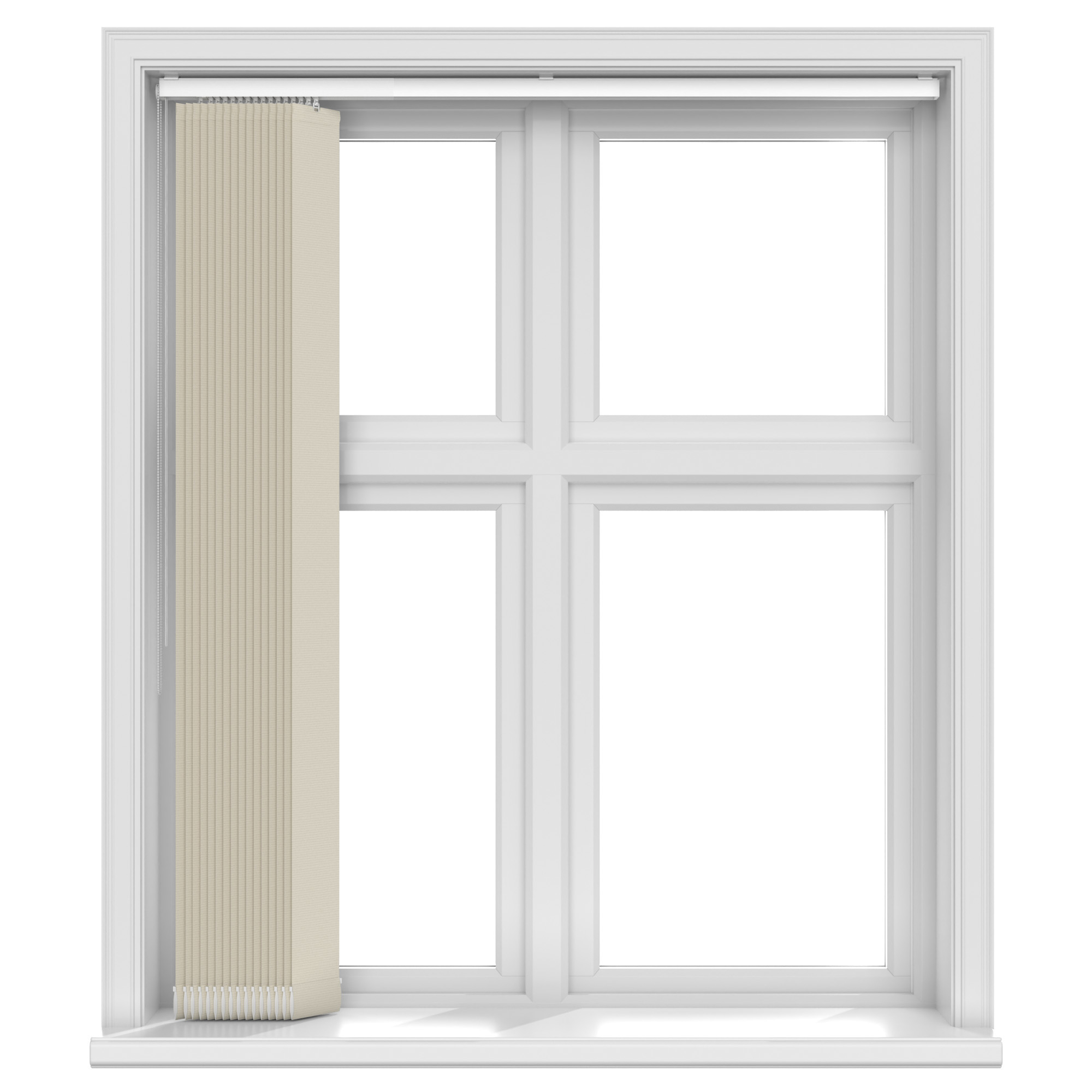 Ennis Cashmere Vertical Blinds - Image 4