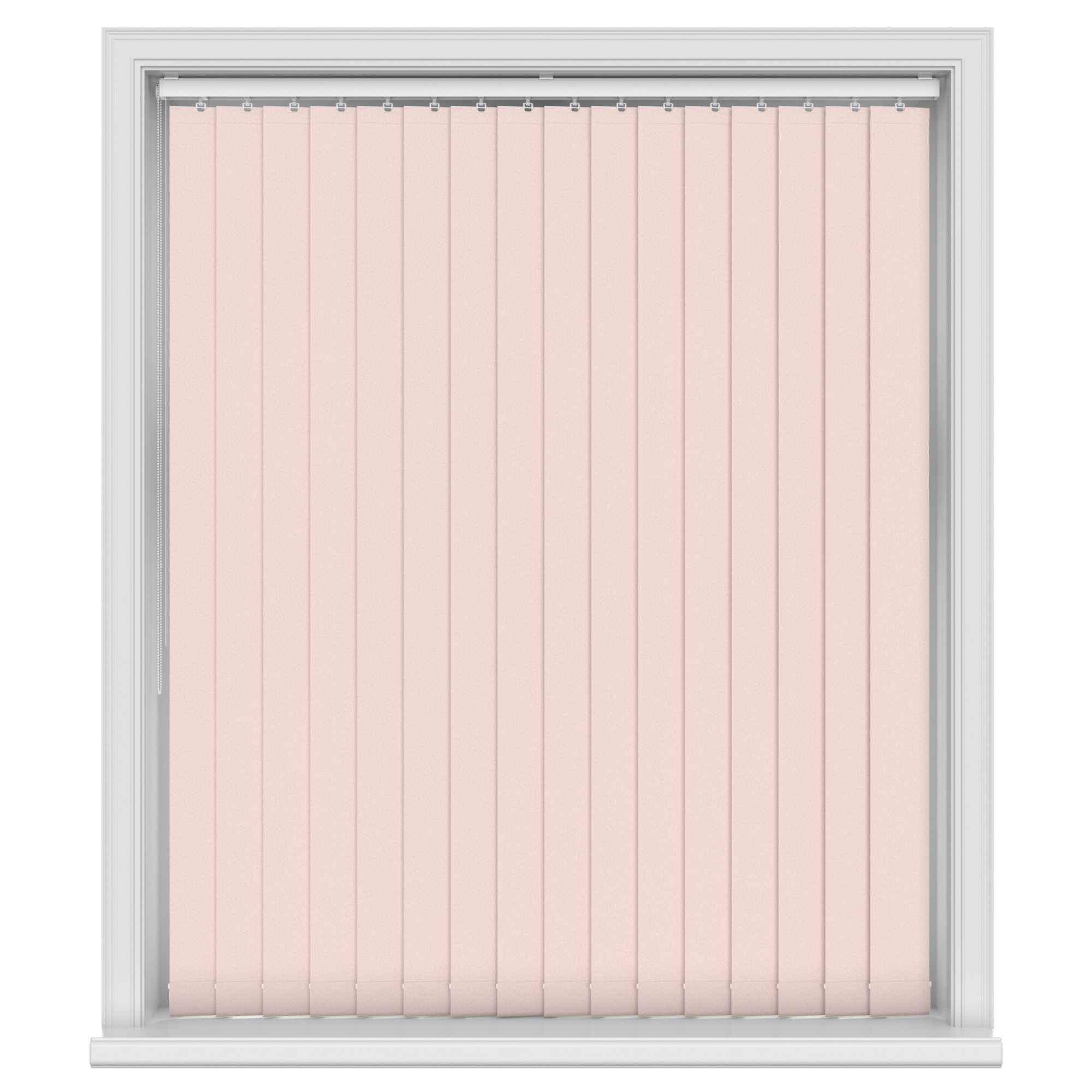 Glimpse Blush Vertical Blinds