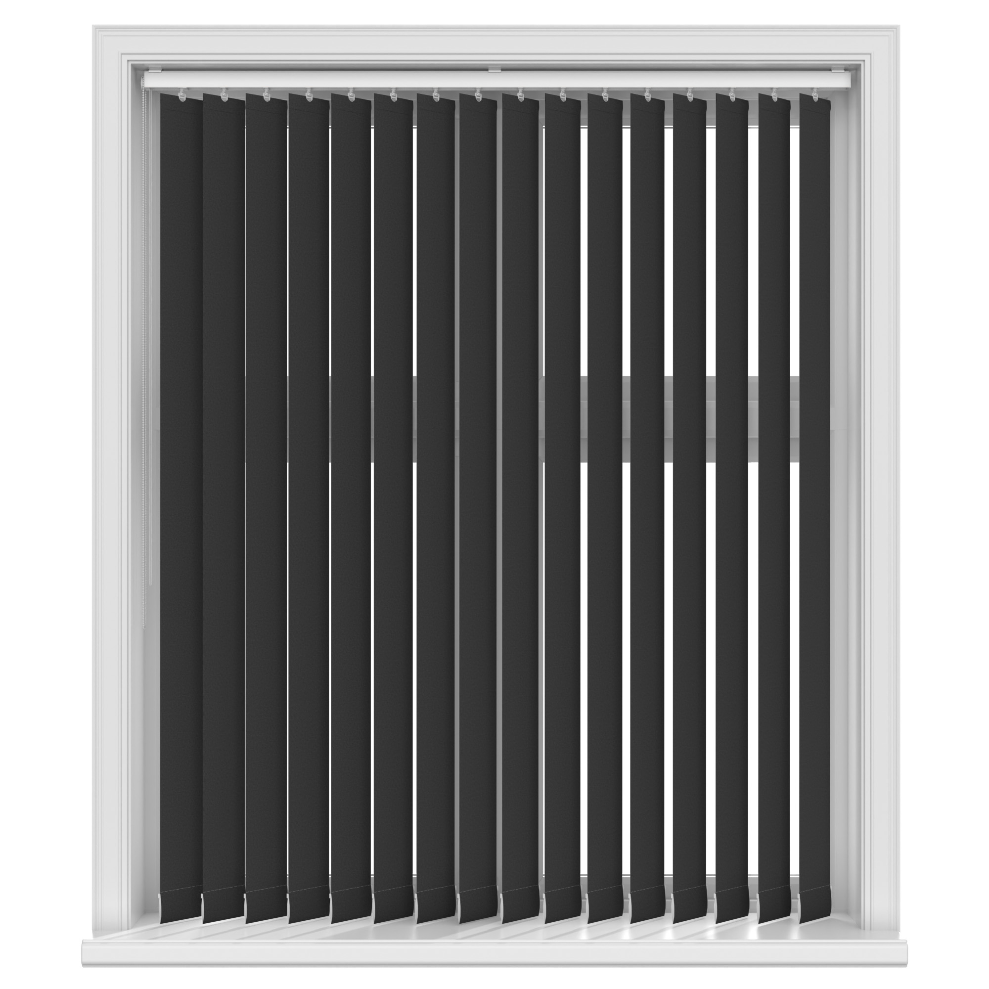 Glimpse Noir Vertical Blinds - Image 2
