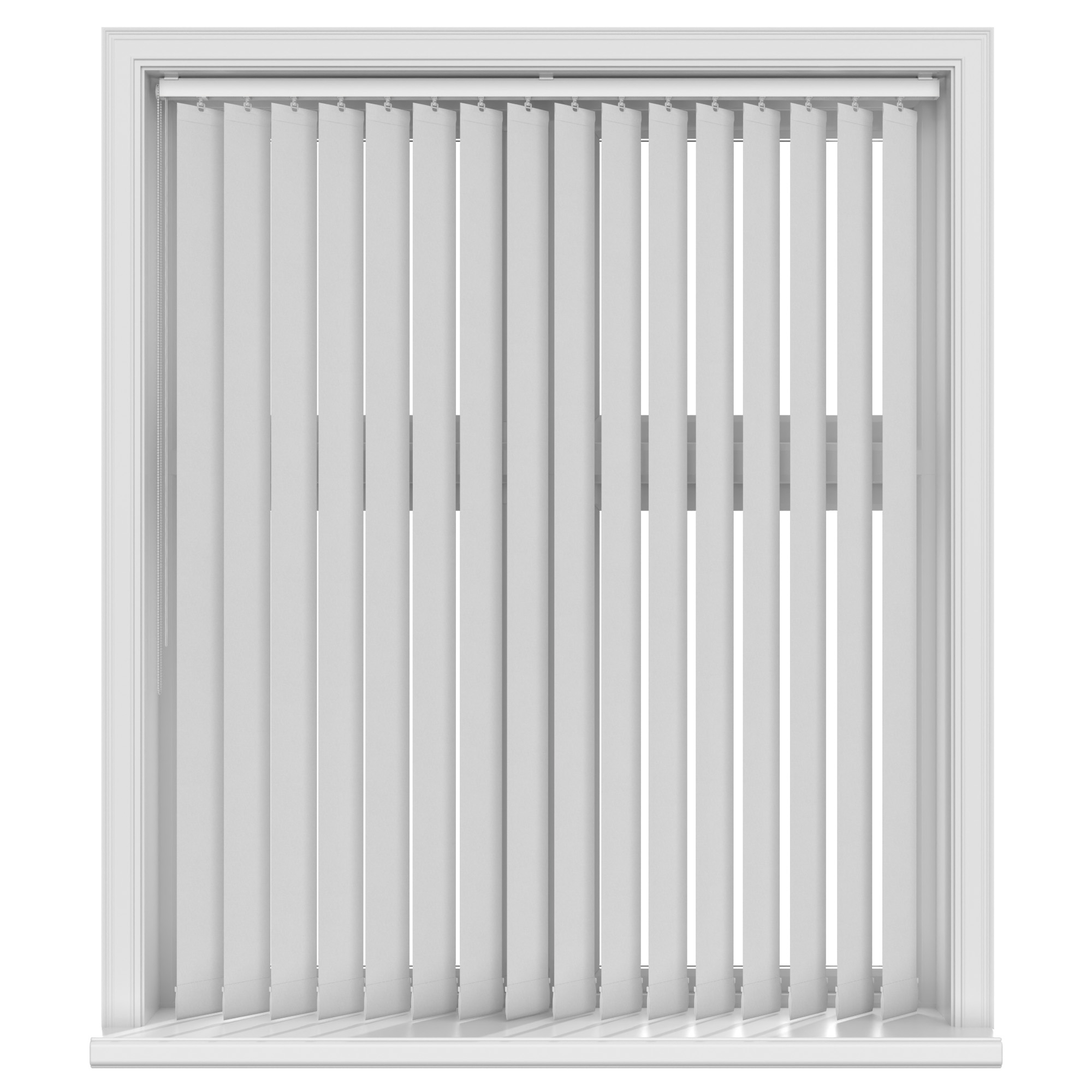 Glimpse Snow Vertical Blinds - Image 2