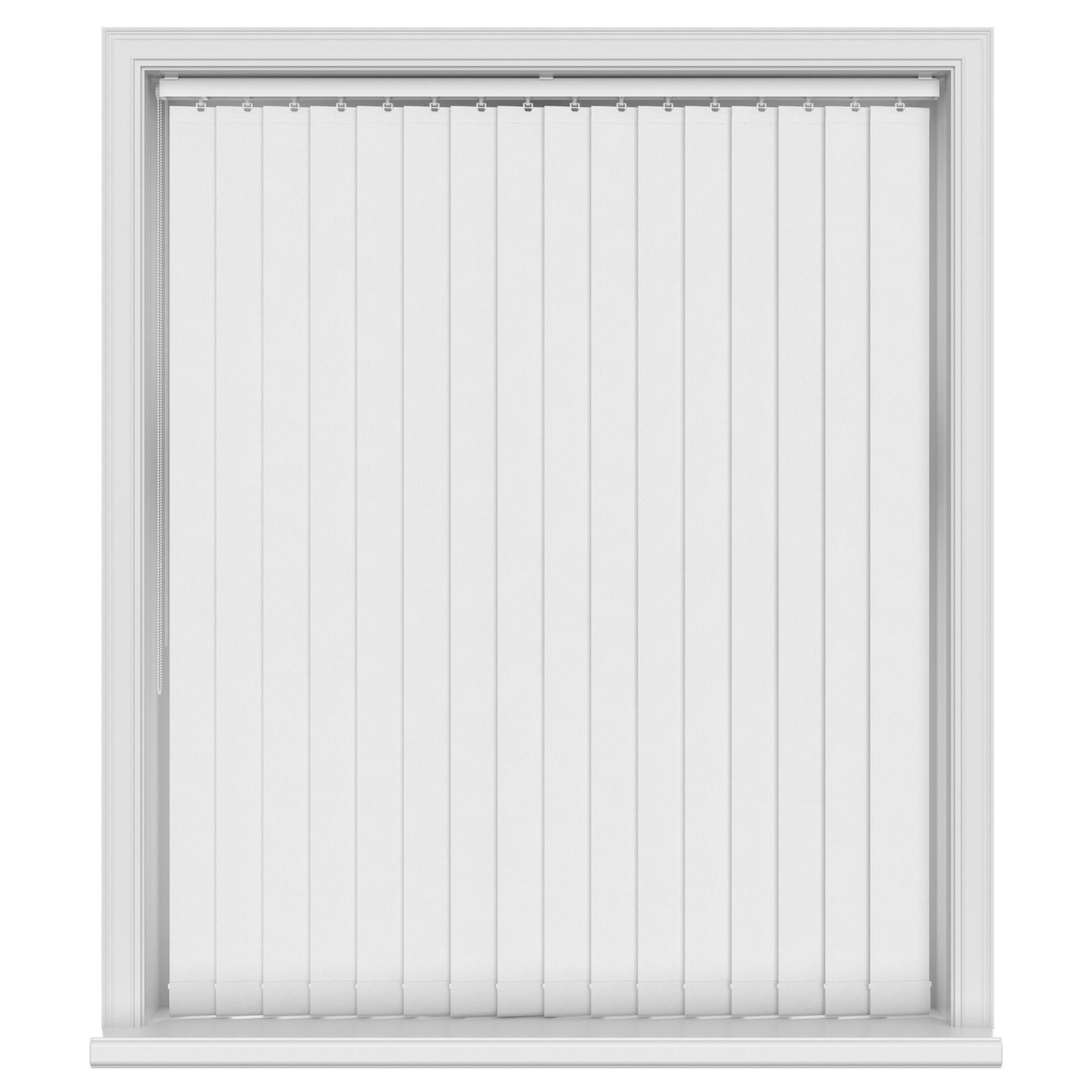 Glimpse Snow Vertical Blinds