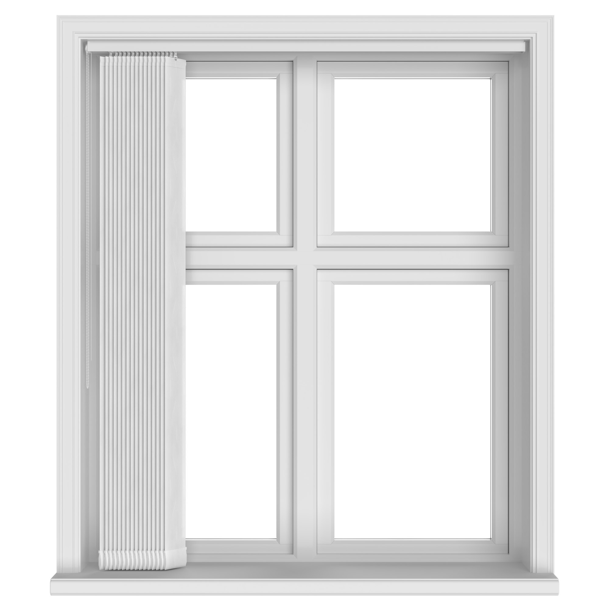 Henley White Vertical Blinds - Image 4