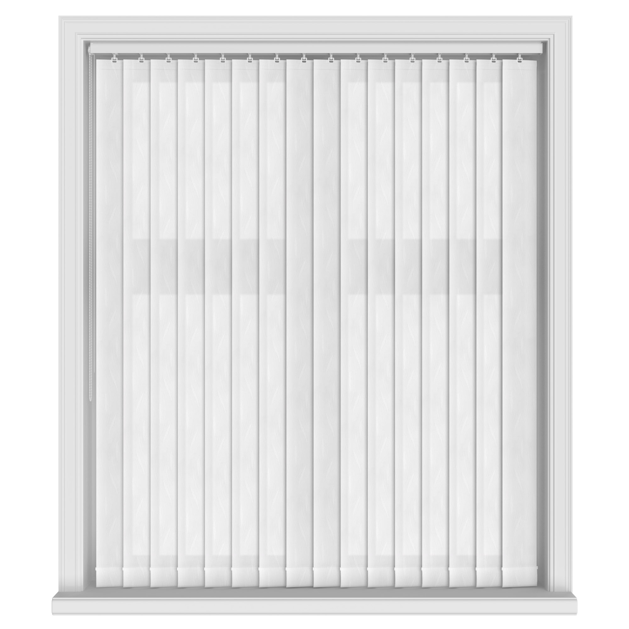 Henley White Vertical Blinds