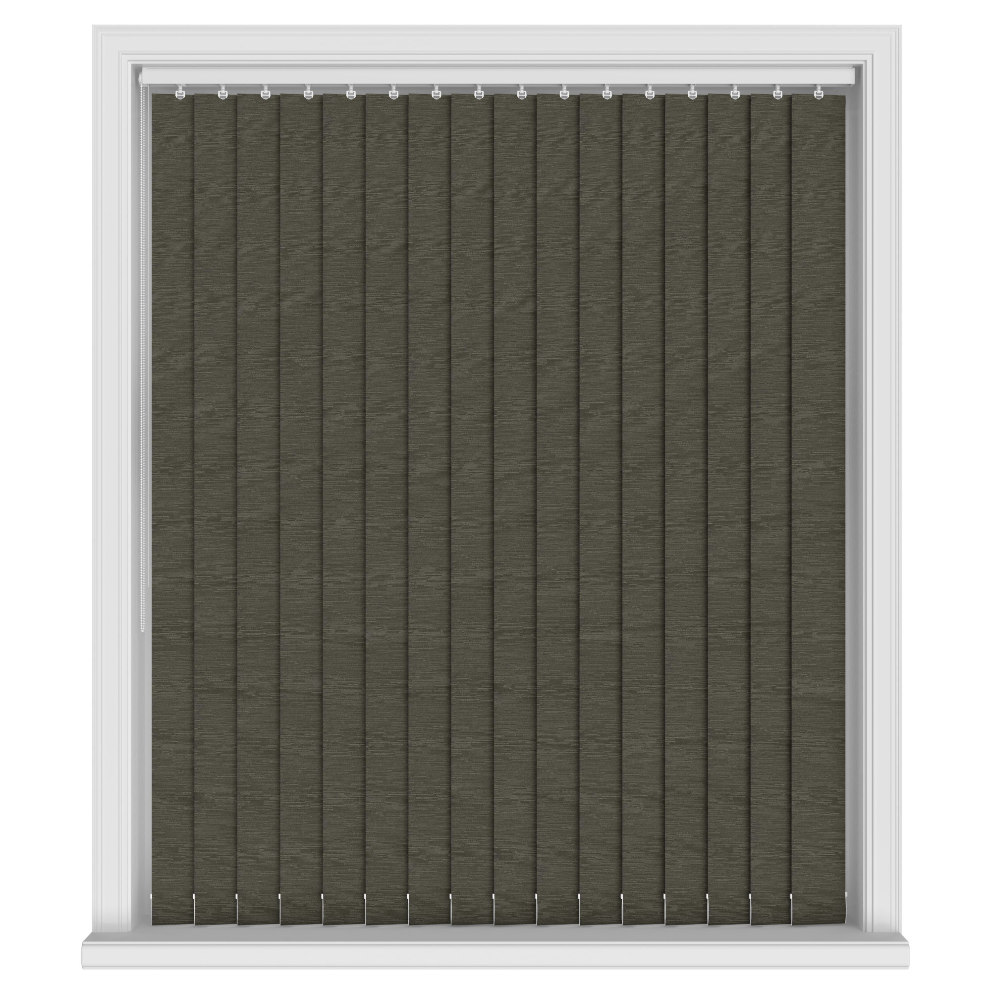 Kia Brown Vertical Blinds