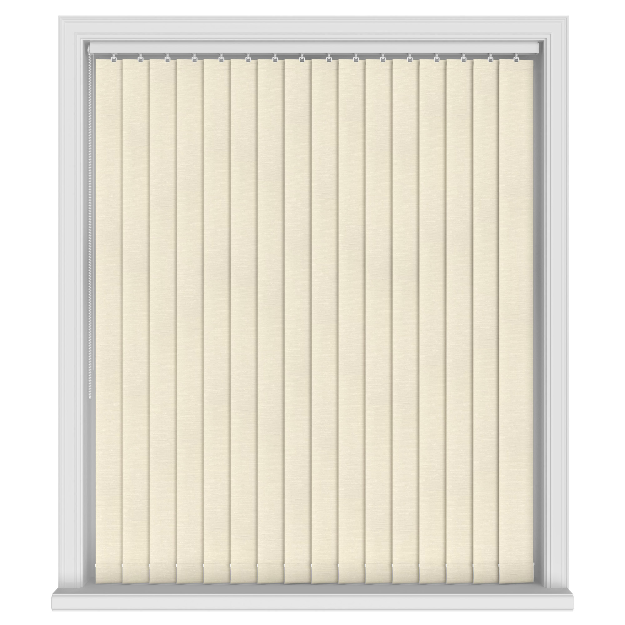 Kia Cream Vertical Blinds