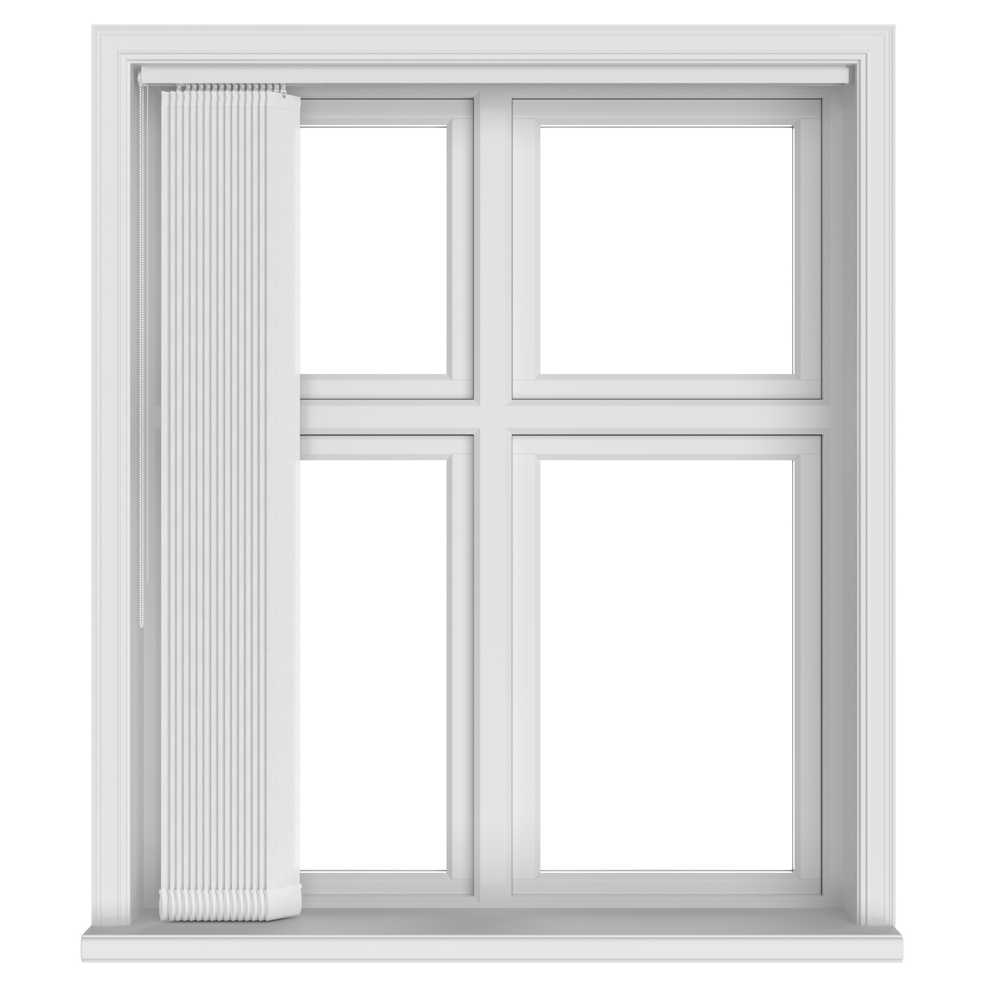 Kira White Vertical Blinds - Image 4