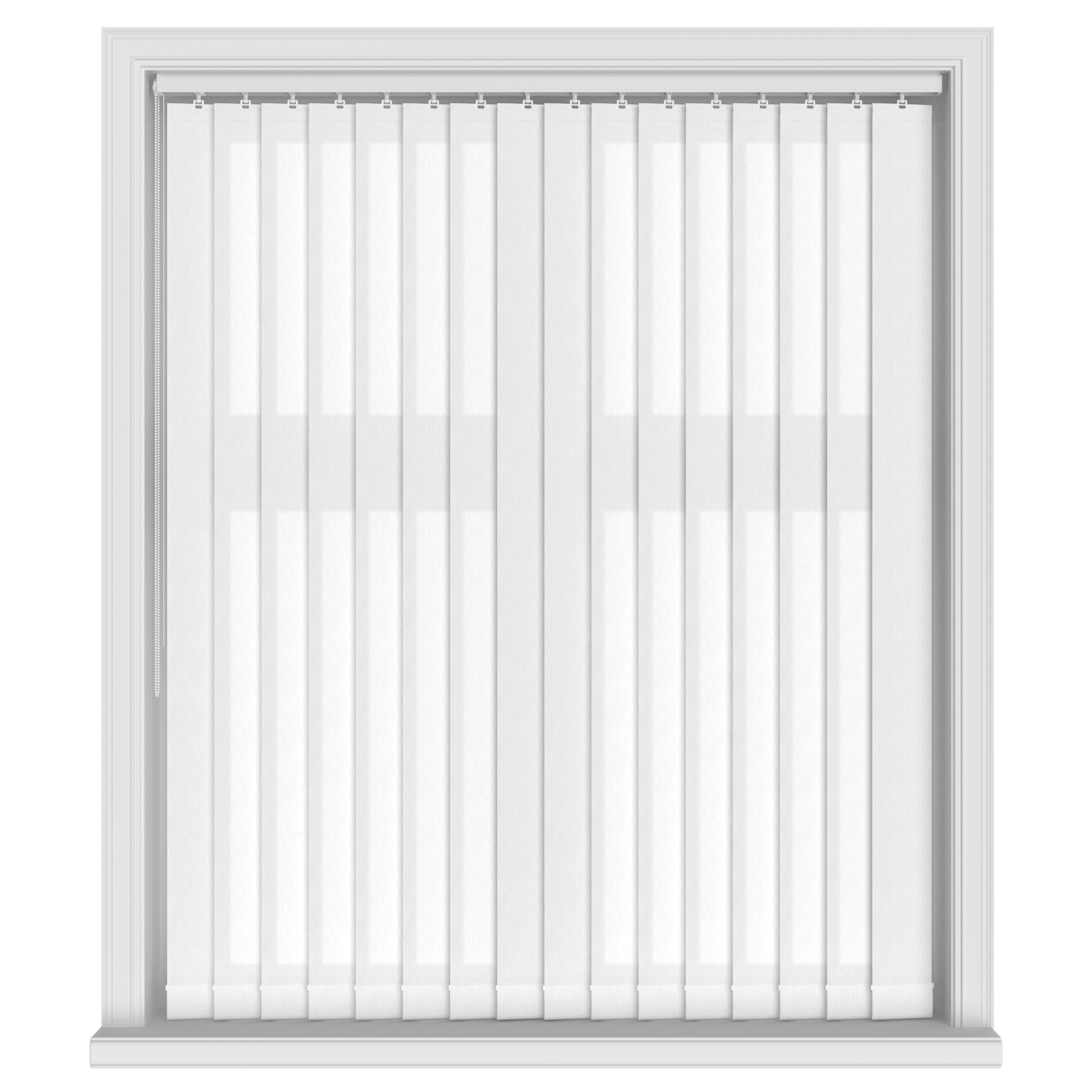 Kira White Vertical Blinds