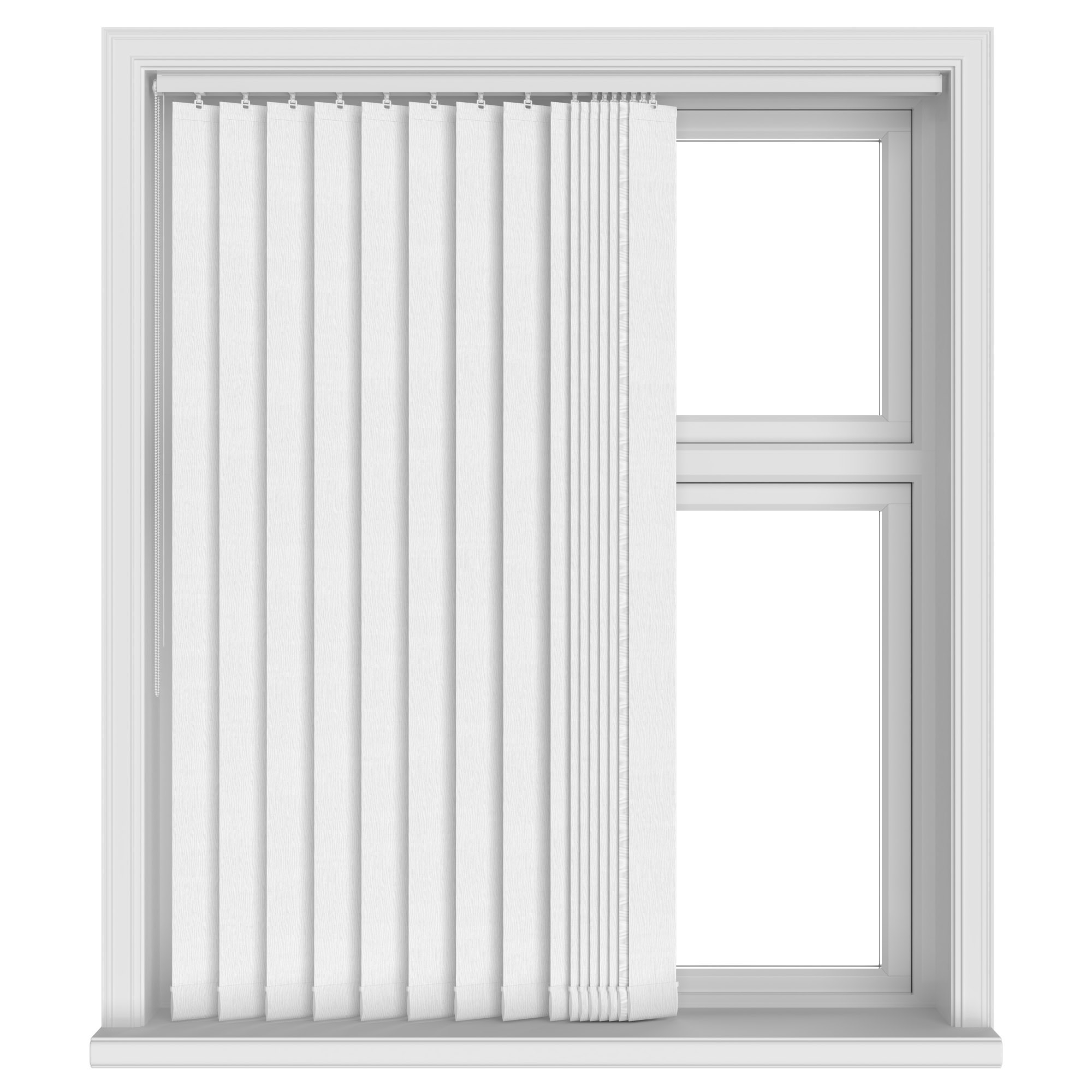 Lucca White Vertical Blinds - Image 3