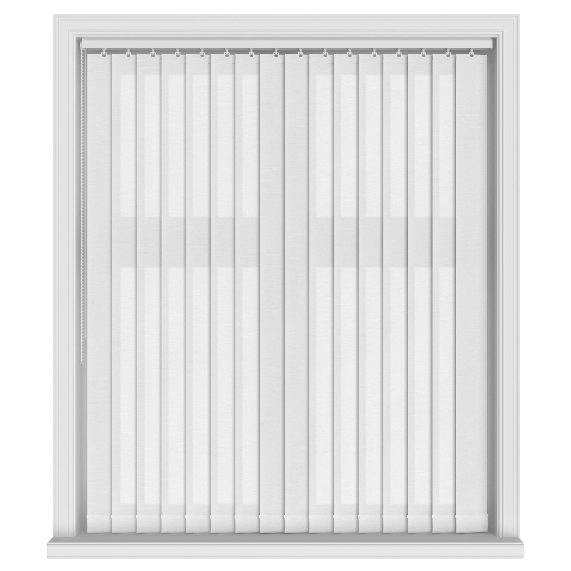 Lyon White Vertical Blinds