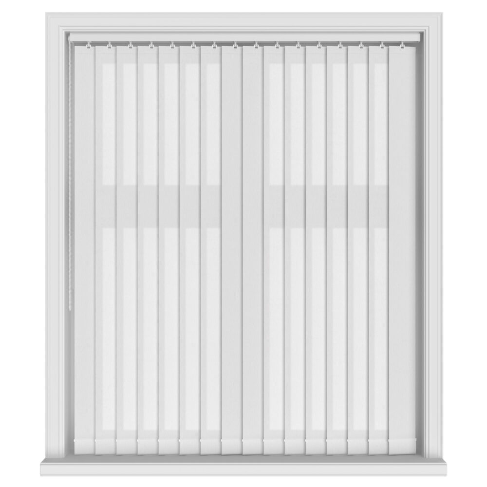 Mia White Vertical Blinds