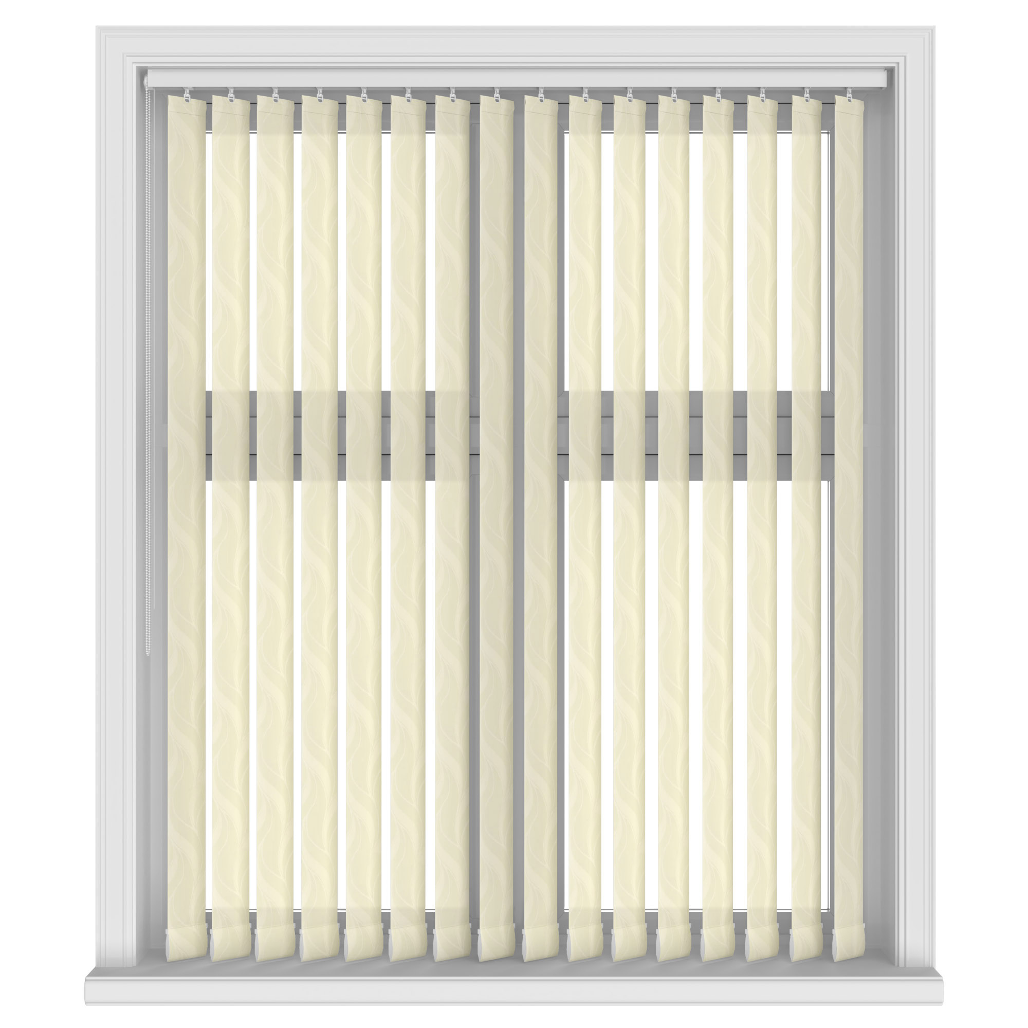 Milton Cream Vertical Blinds - Image 2