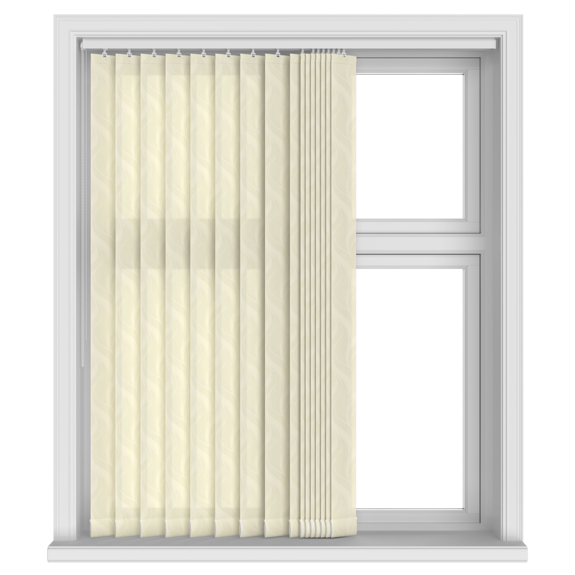 Milton Cream Vertical Blinds - Image 3