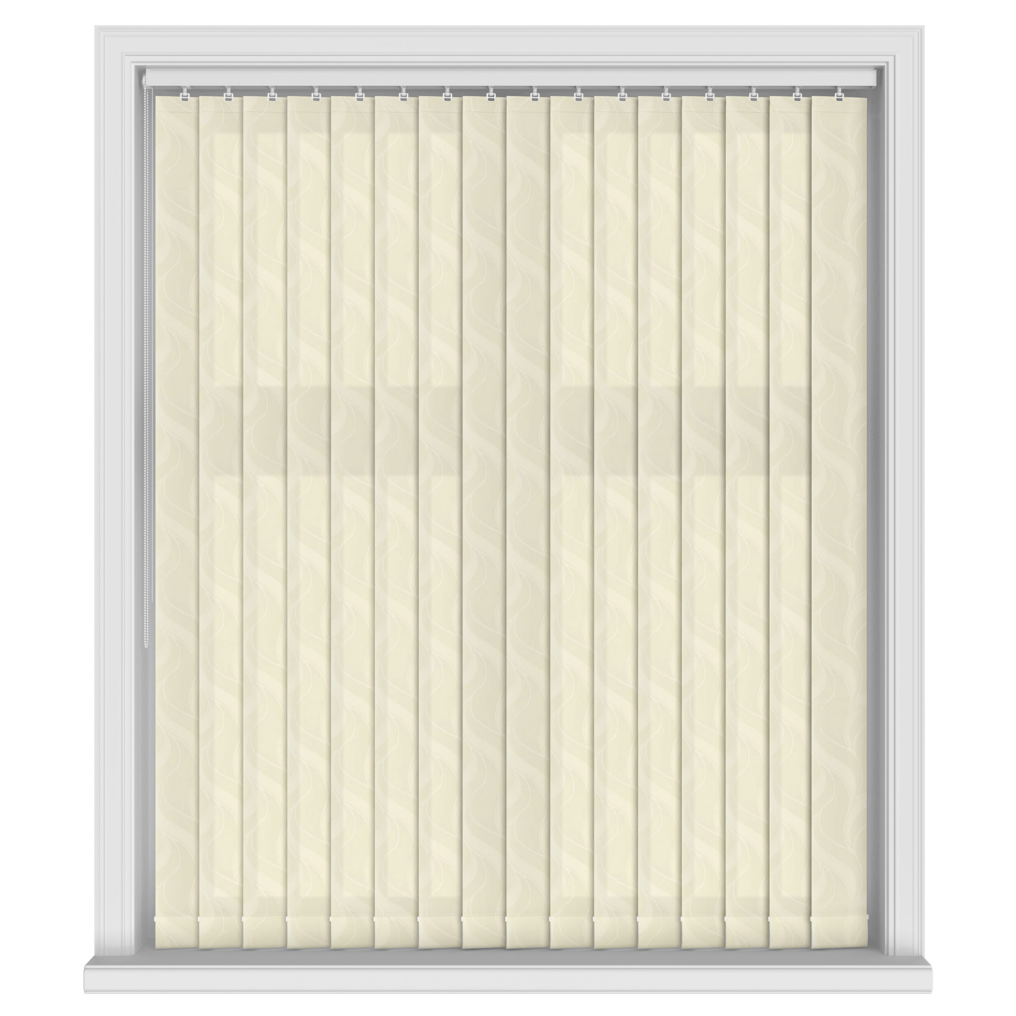 Milton Cream Vertical Blinds