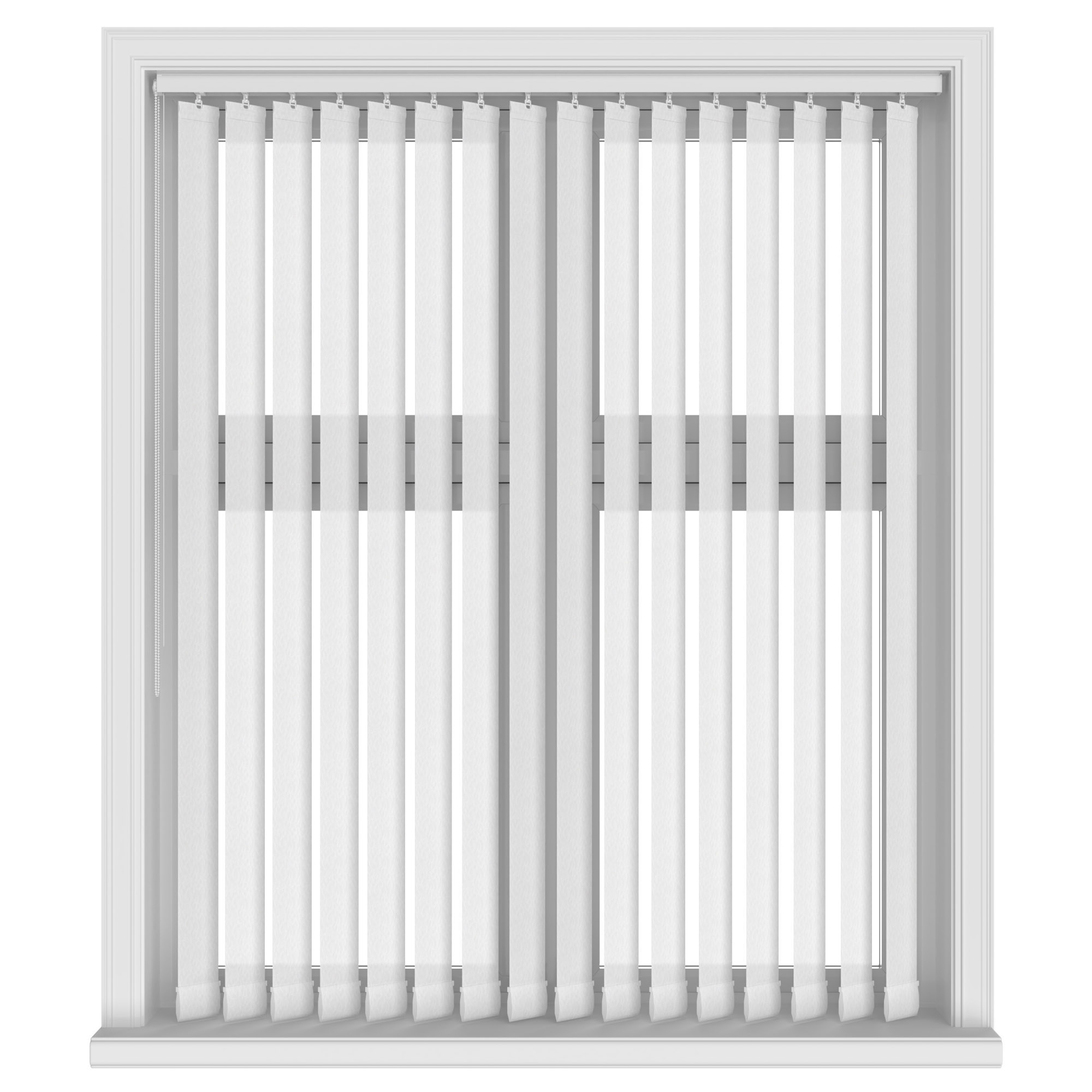 Monarch White Vertical Blinds - Image 2