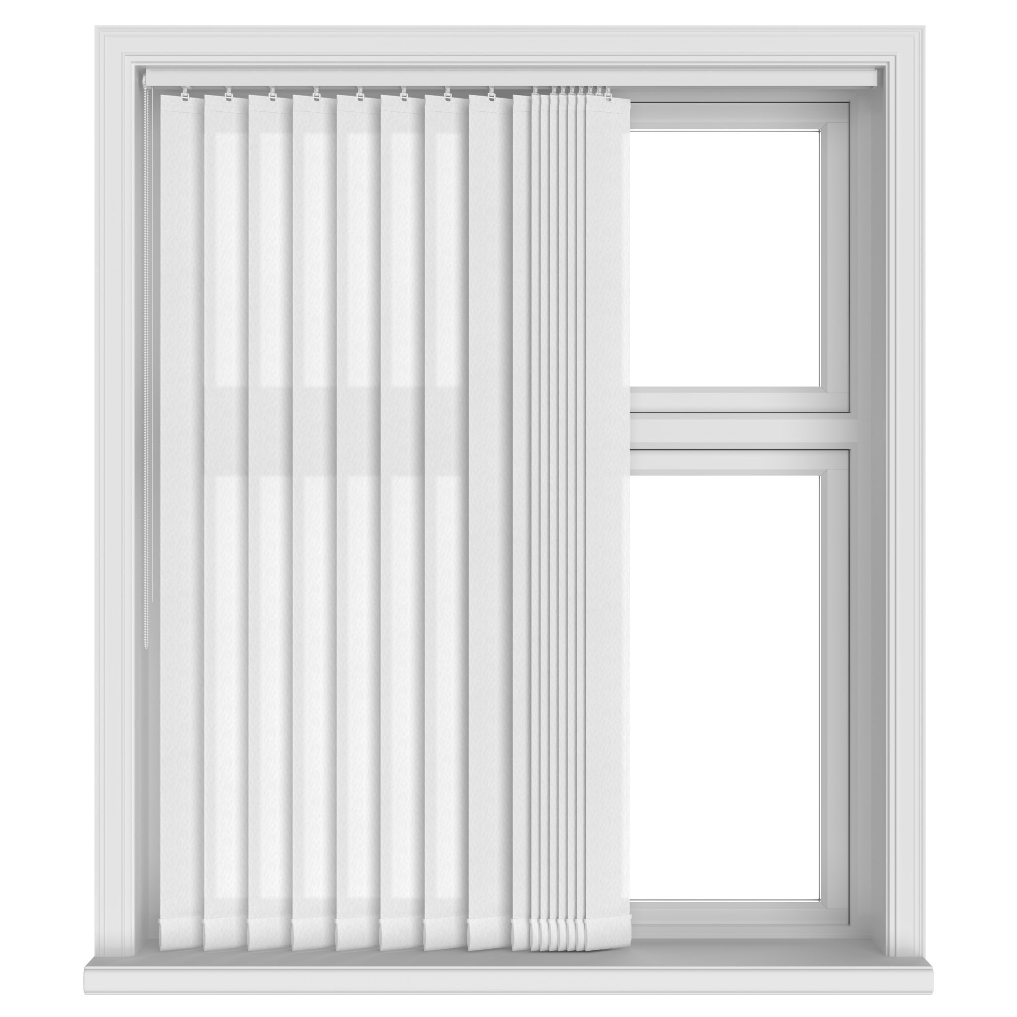 Monarch White Vertical Blinds - Image 3