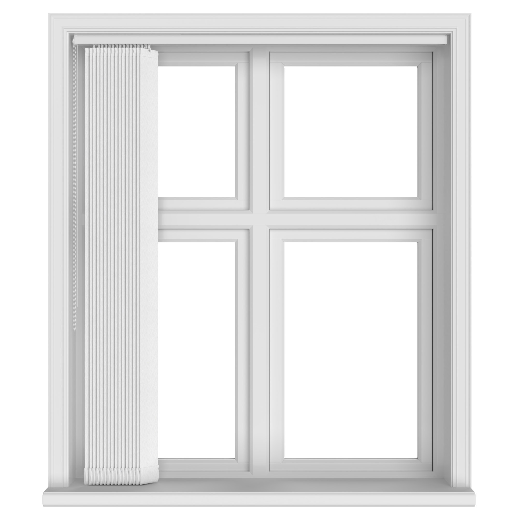 Monarch White Vertical Blinds - Image 4