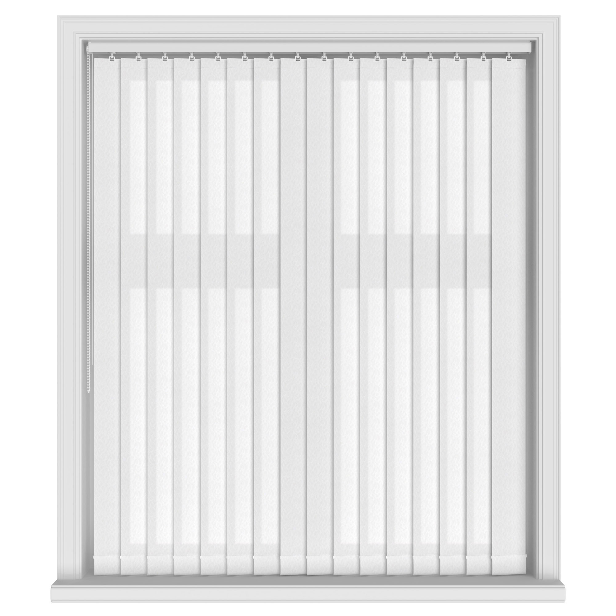 Monarch White Vertical Blinds