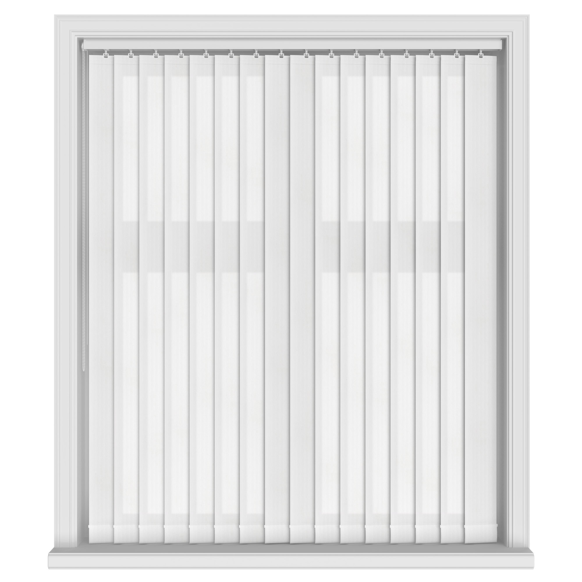 Rome Snow Vertical Blinds