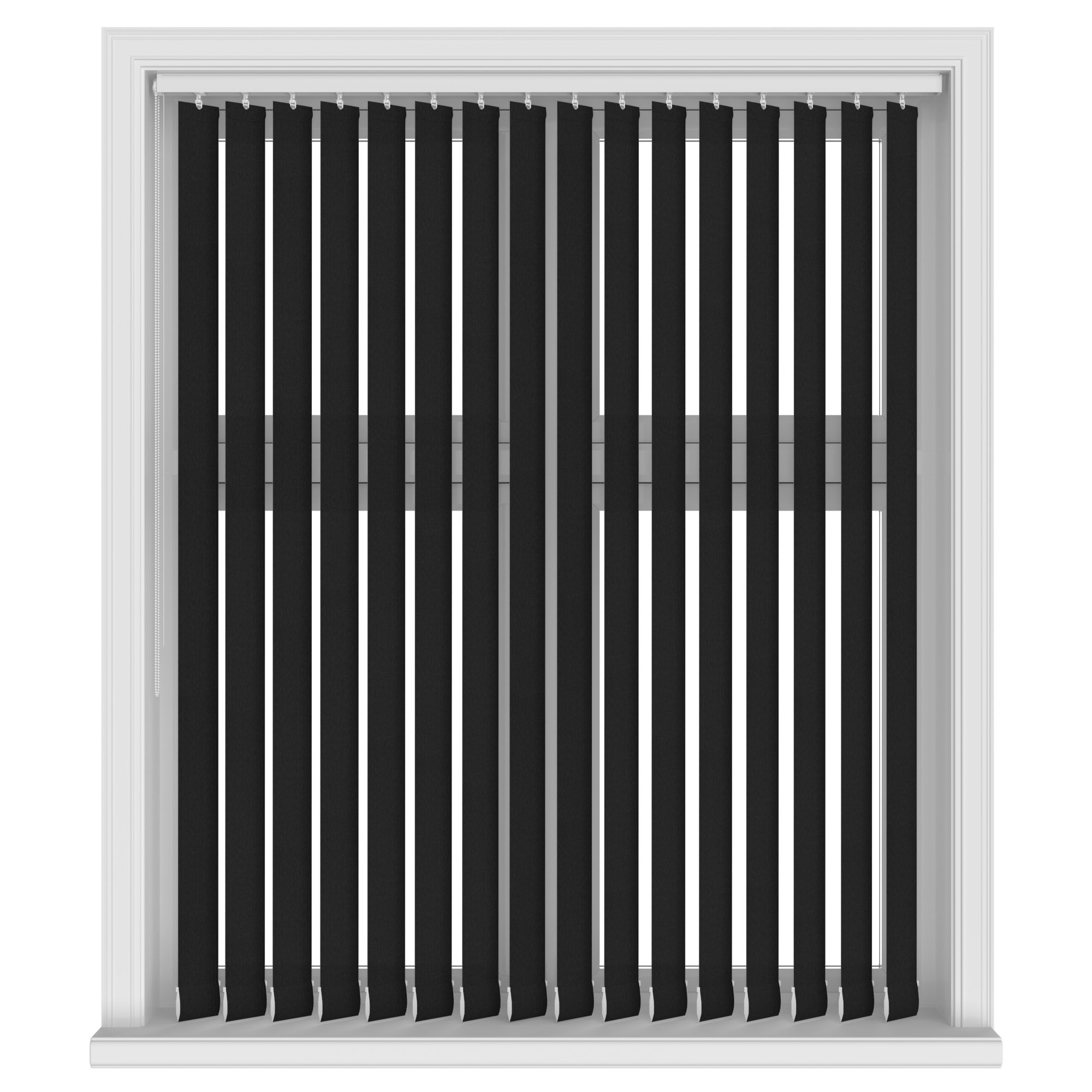 Stripe Black Vertical Blinds - Image 2