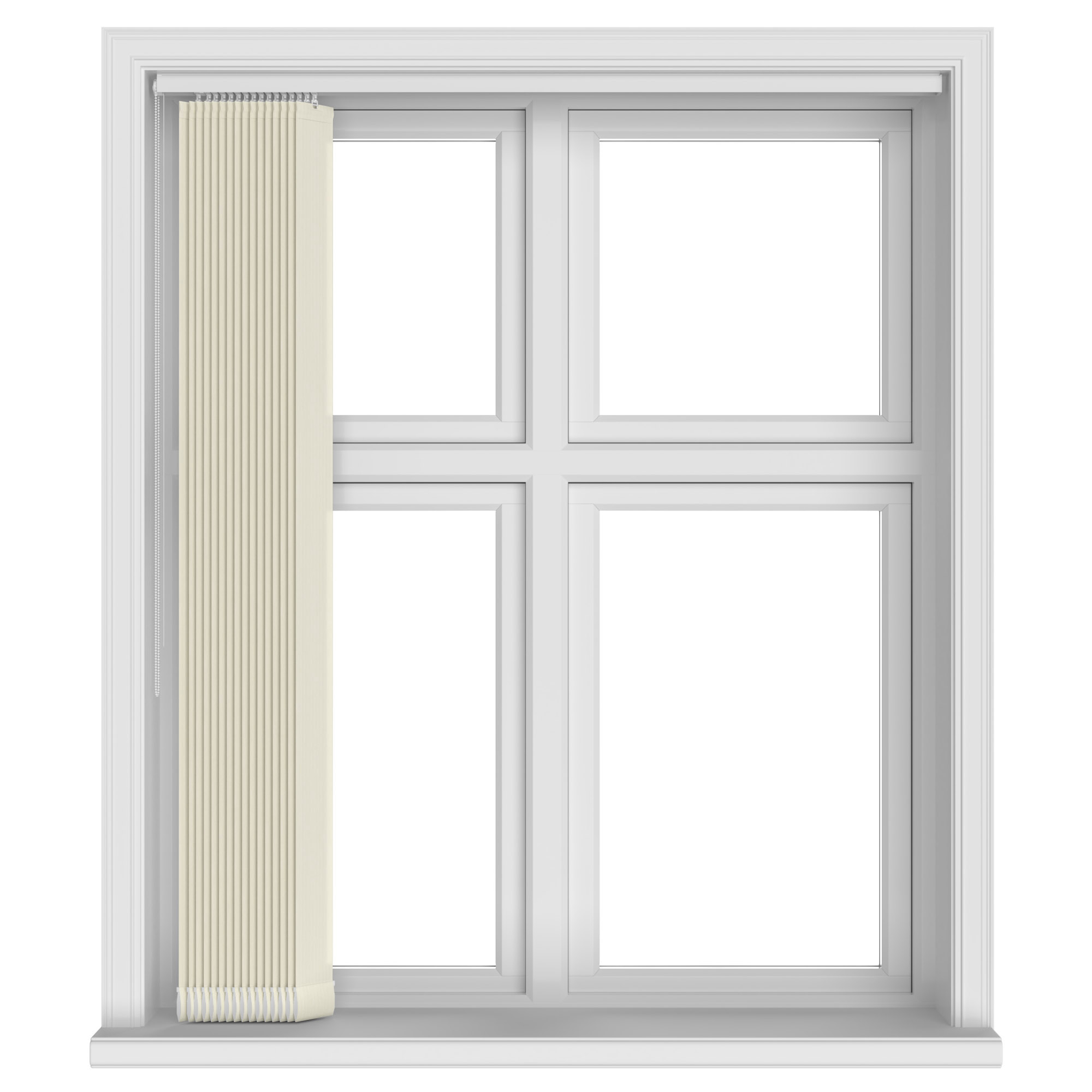 Stripe Ivory Vertical Blinds - Image 4