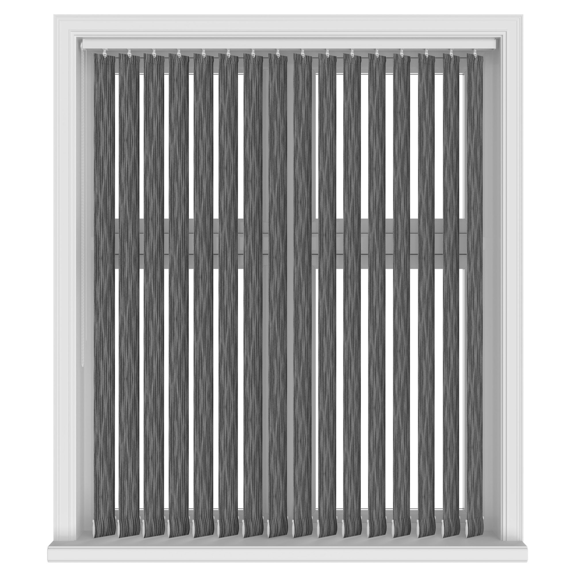 Symphony Black Out Black Vertical Blinds - Image 2