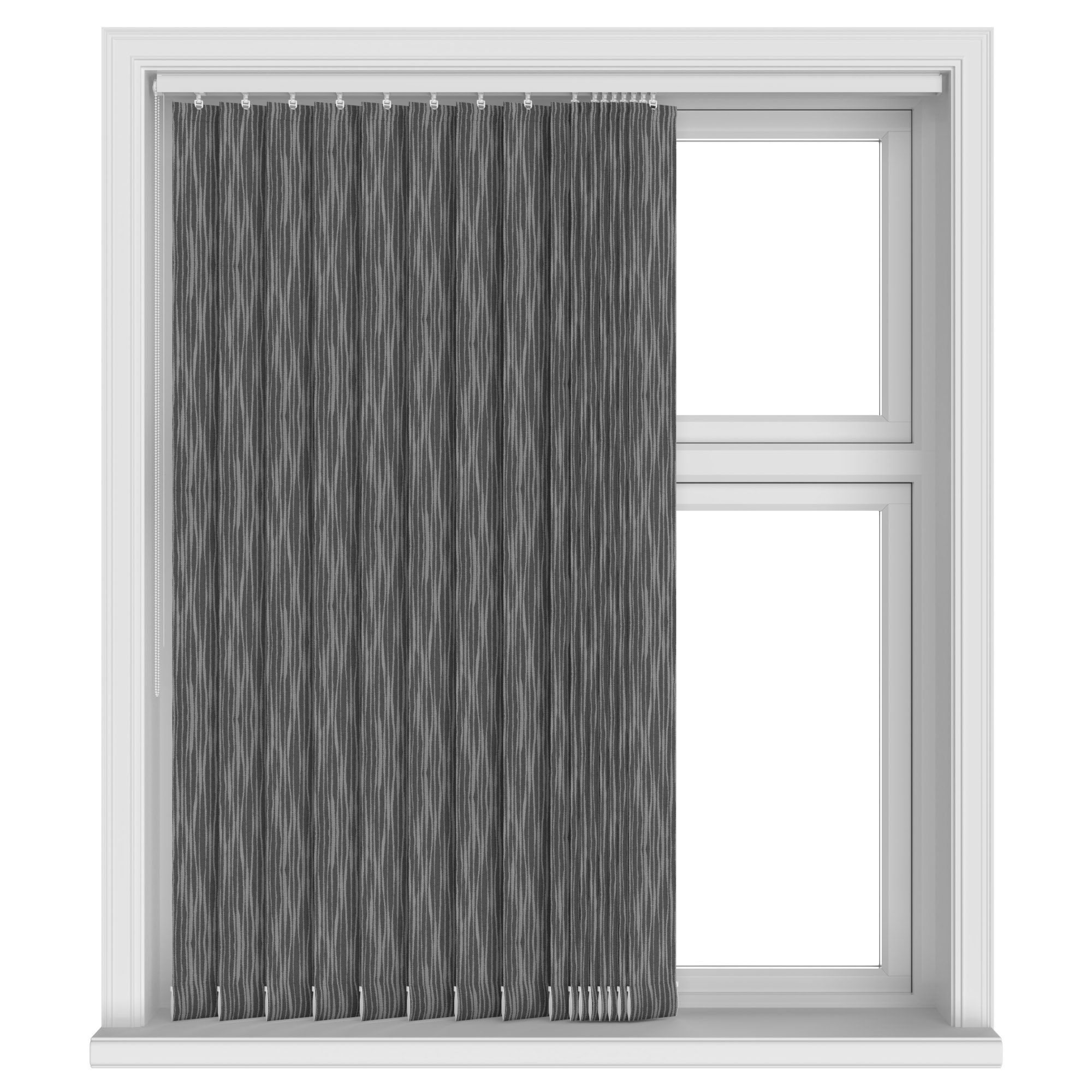 Symphony Black Out Black Vertical Blinds - Image 3