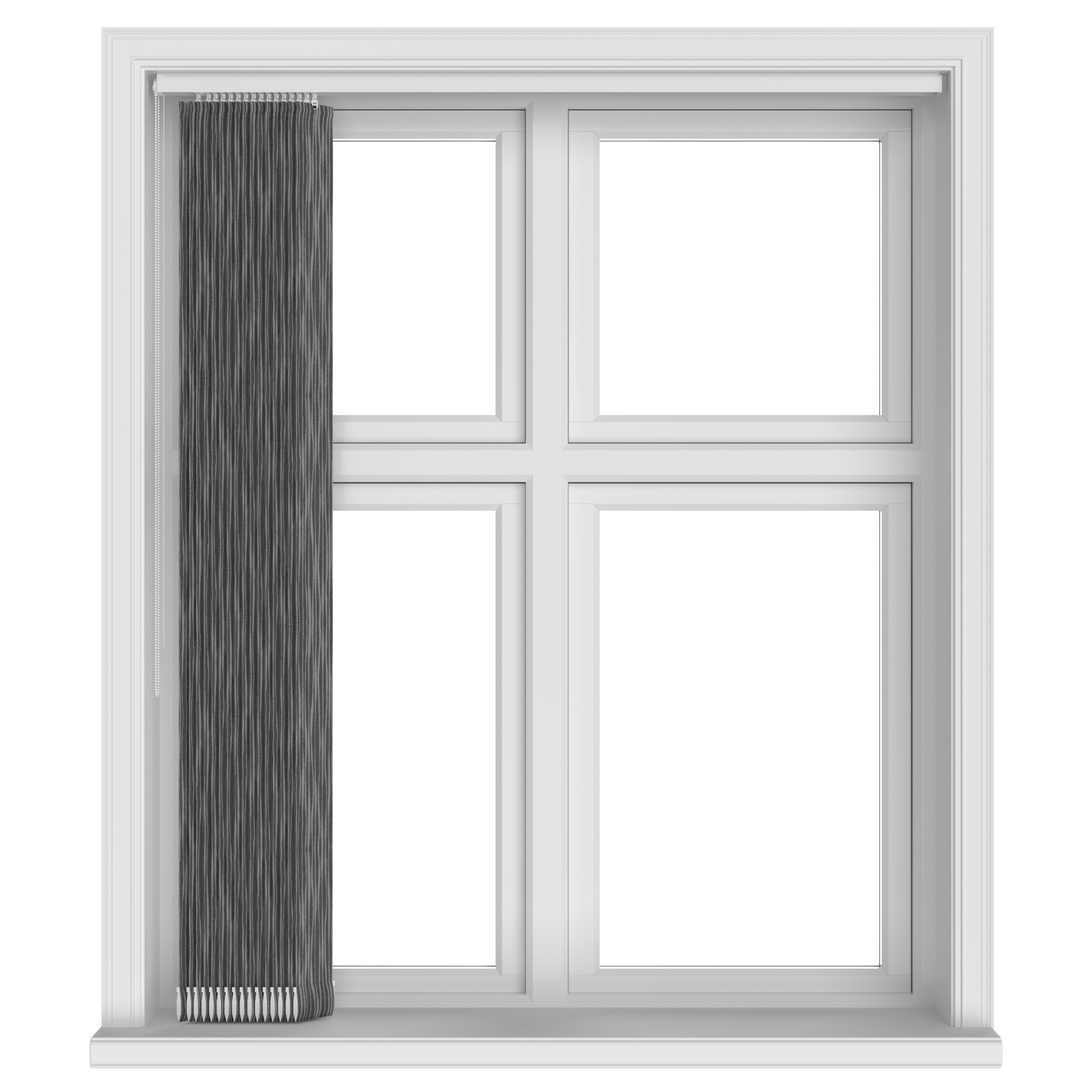 Symphony Black Out Black Vertical Blinds - Image 4