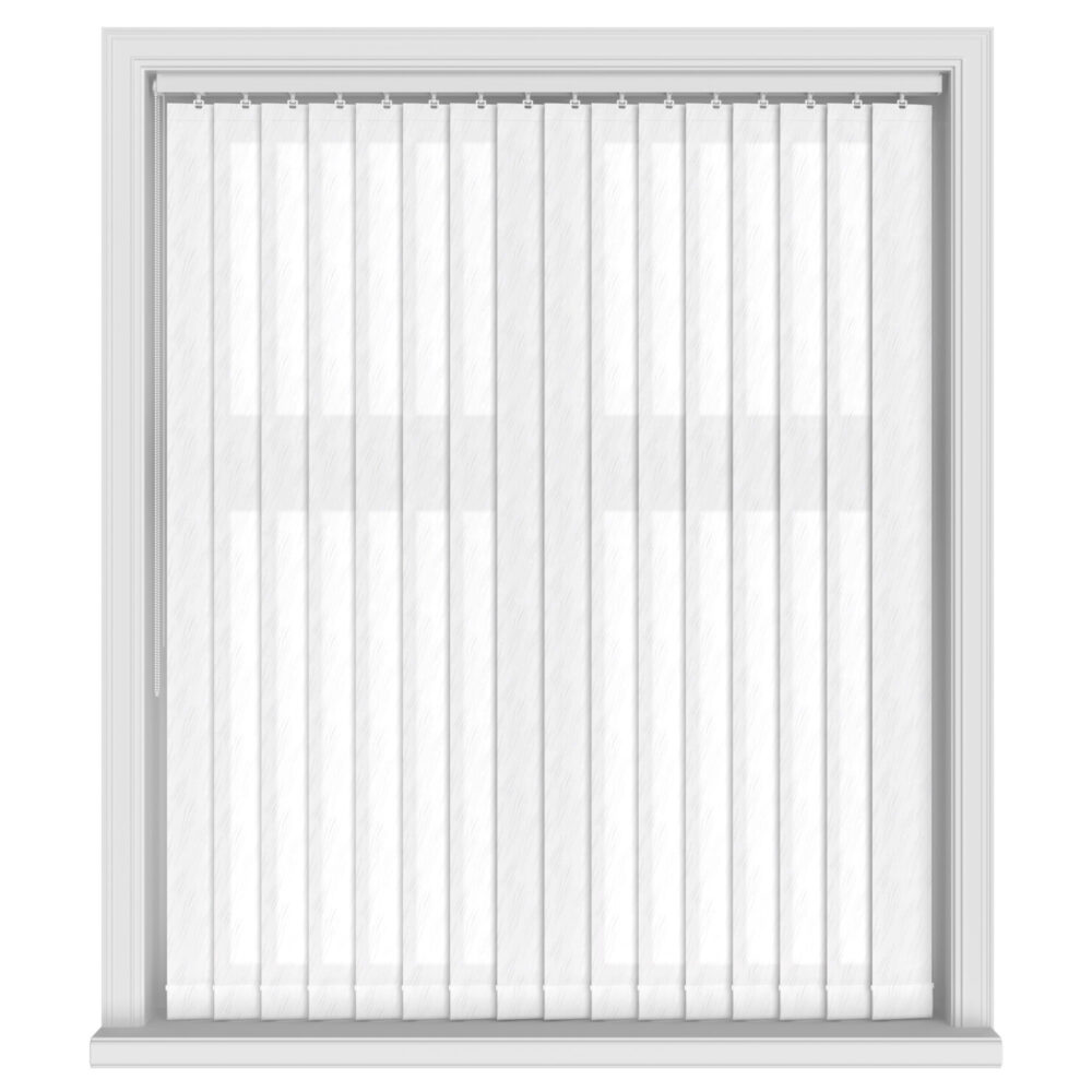 Zara White Vertical Blinds