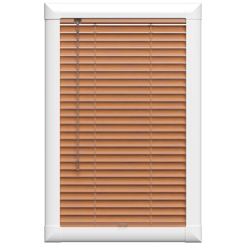Cherry Perfect Fit Metal Venetian Blinds