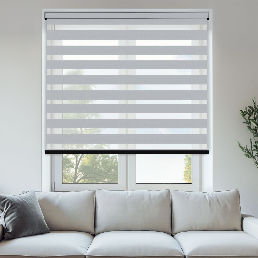 Modella Silver Day & Night Blinds