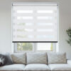 Nola White Day & Night Blinds