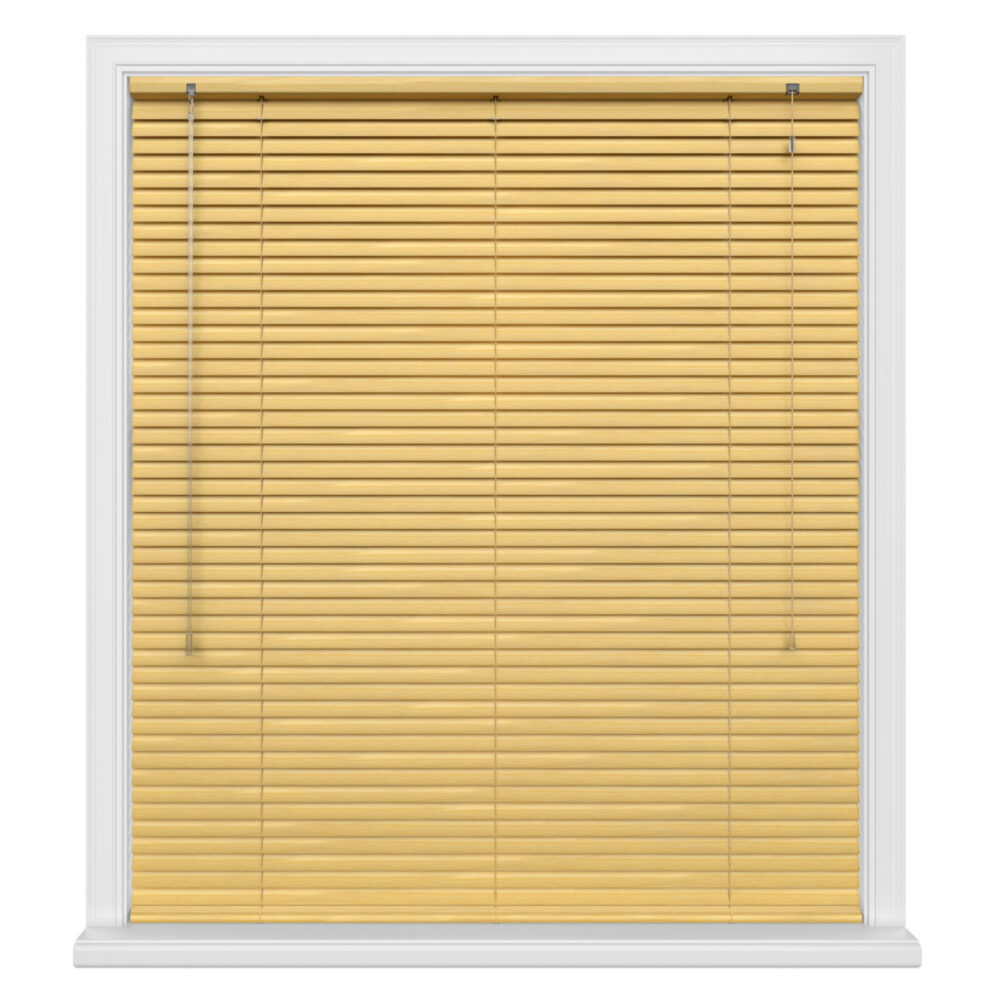 Beech Metal Venetian Blinds