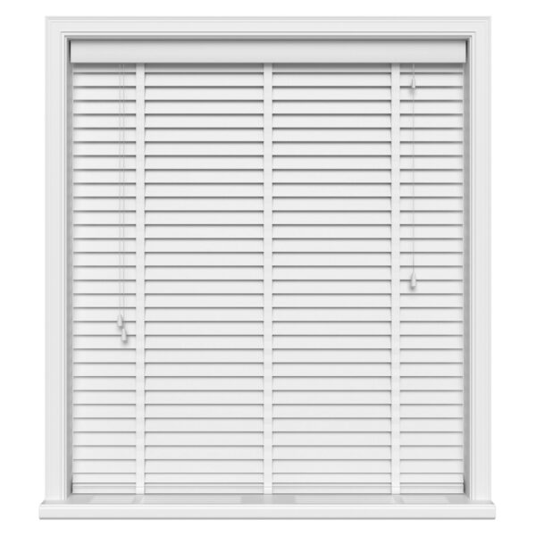 Arctic White Wood Venetian Blinds