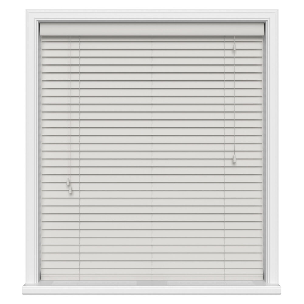 Cool Grey Wood Venetian Blinds