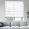 Modella White Day & Night Blinds