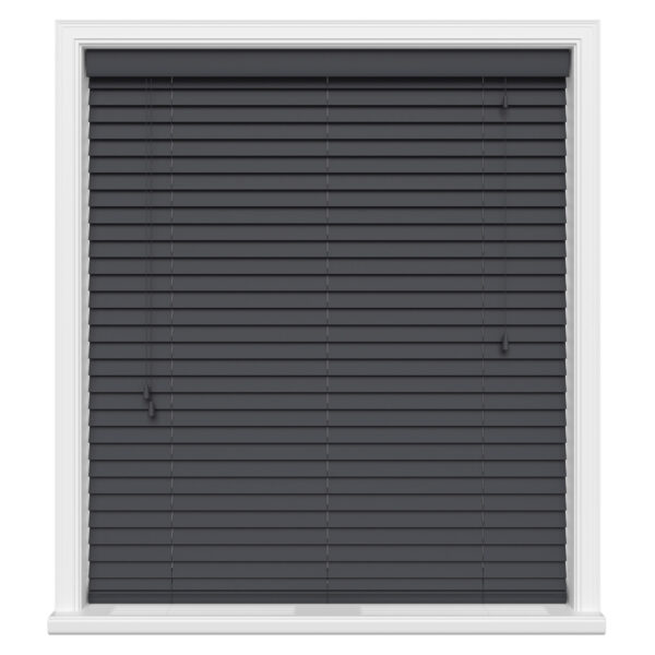 Anthracite Wood Venetian Blinds