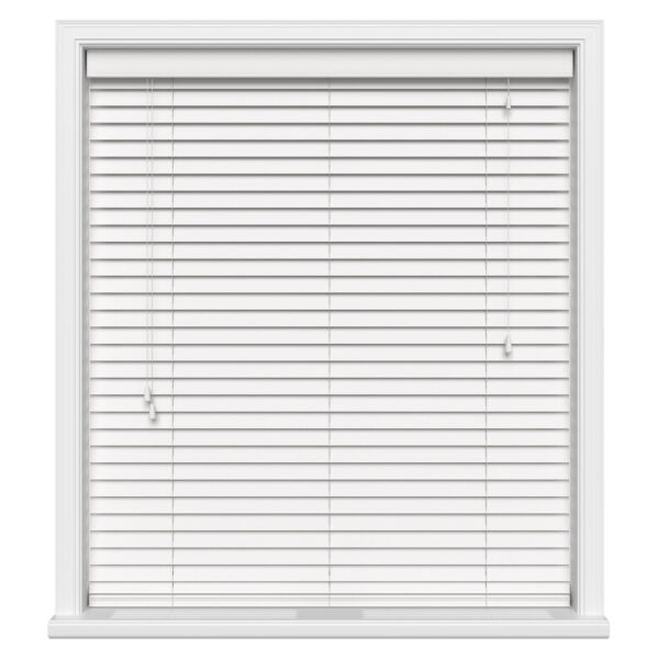Elegant White Wood Venetian Blinds