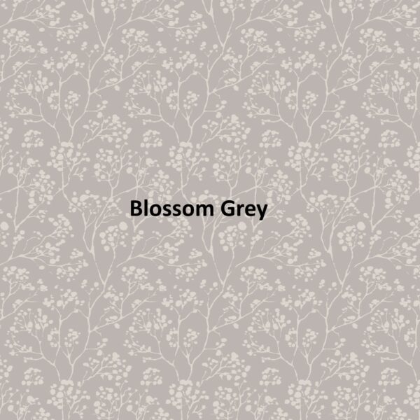 Blossom Grey None Blackout Roller Blind