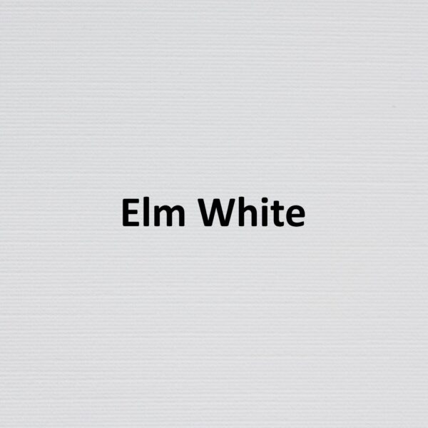 Elm White None Blackout Roller Blind