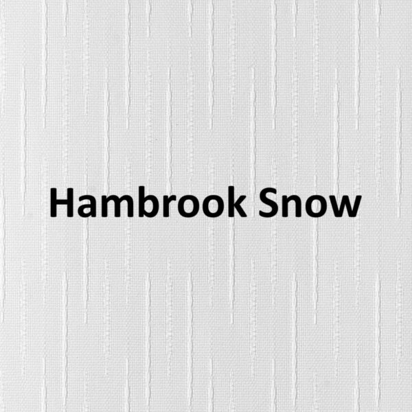 Hambrook Snow None Blackout Roller Blind