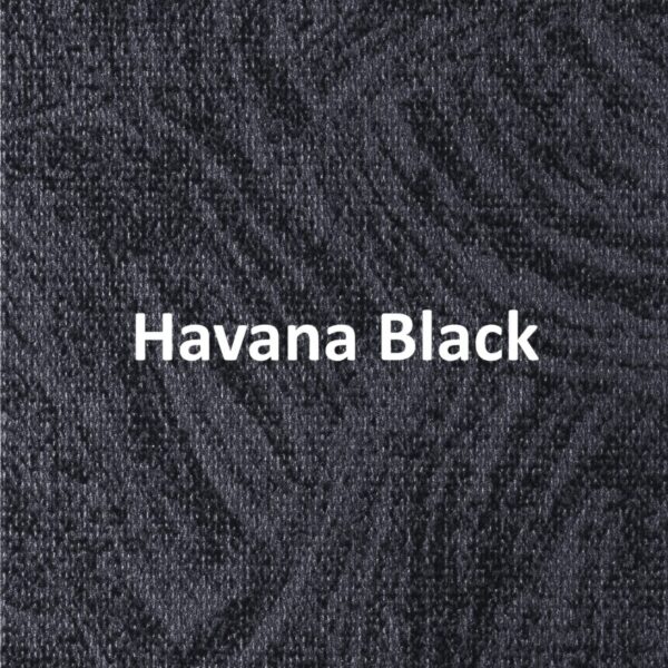 Havana Black None Blackout Roller Blind