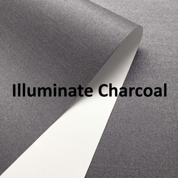 Illuminate Charcoal None Blackout Roller Blind