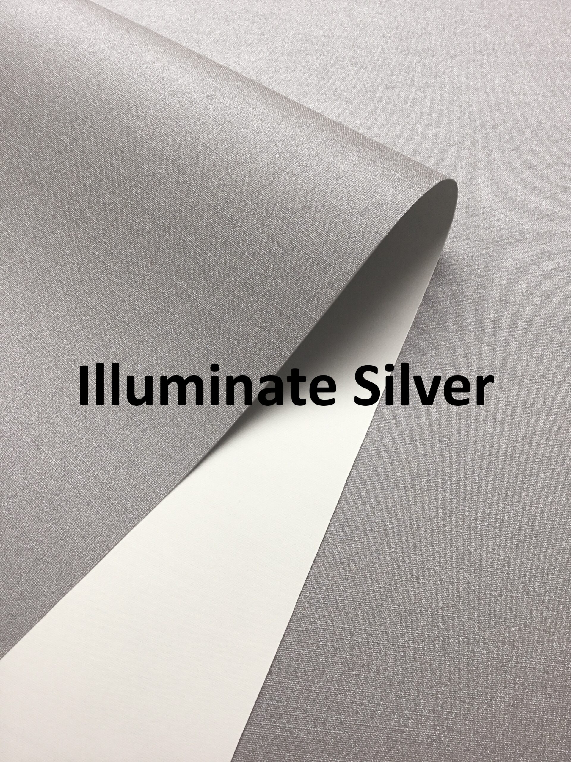 Illuminate Silver None Blackout Roller Blind